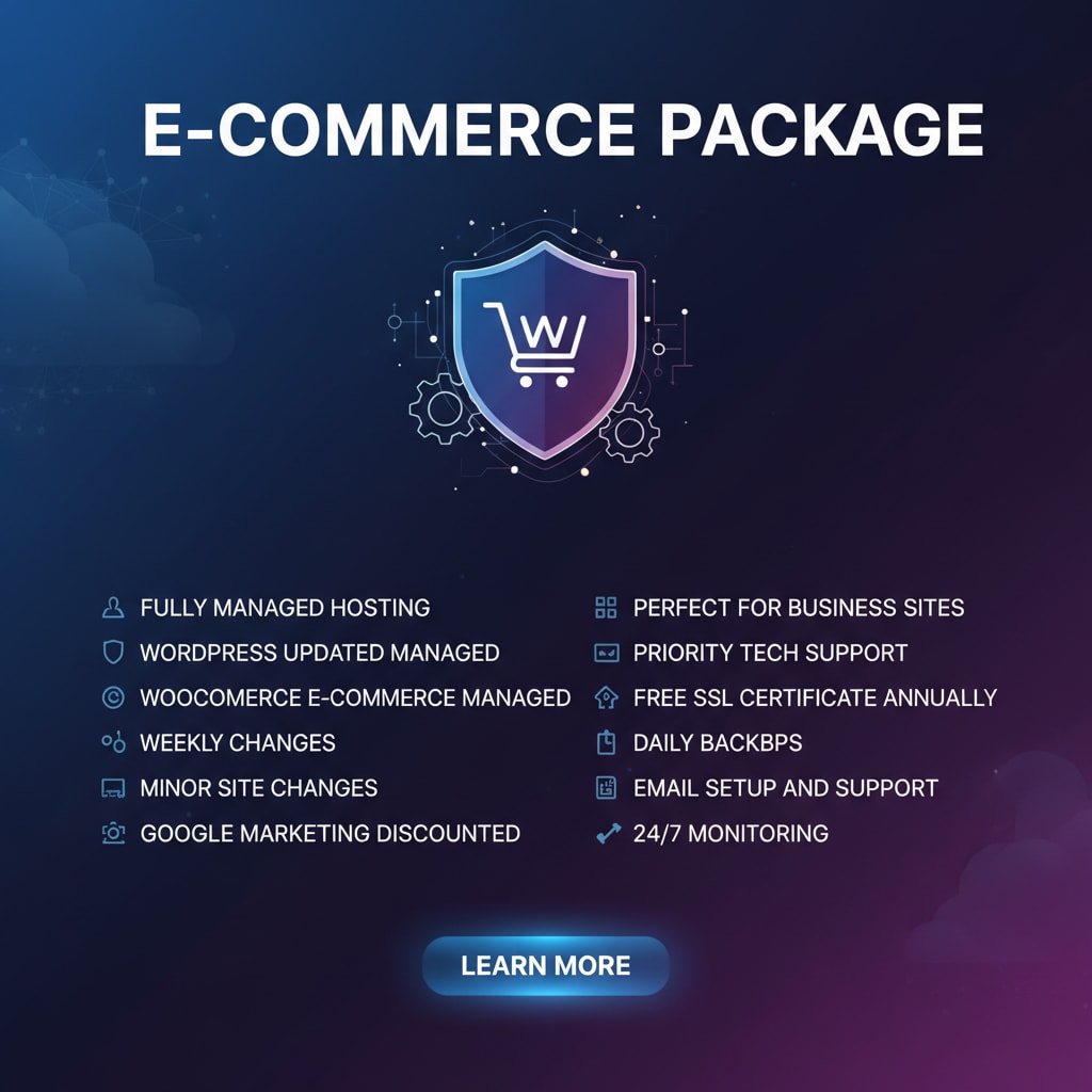 E-Commerce Package 1 Year Billed Yearly